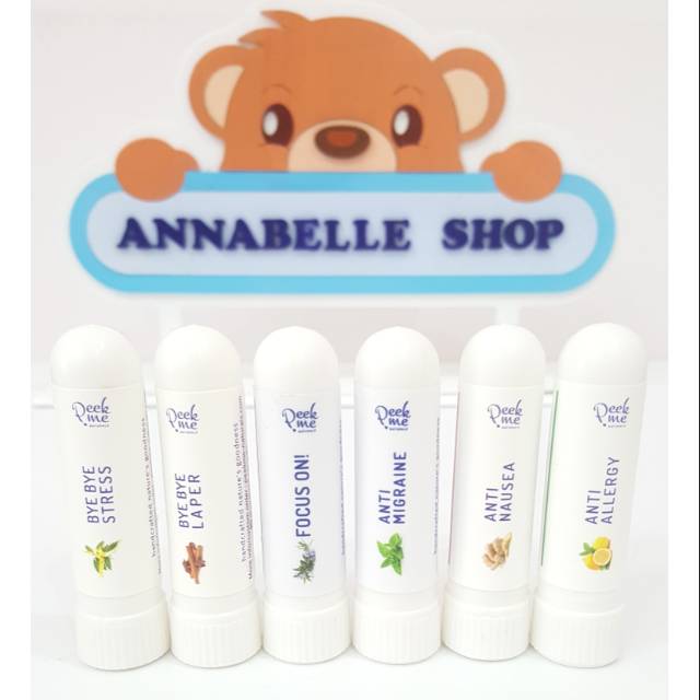 Peek Me Naturals INHALER peekme bye2 stres/ laper/ focus/ anti migren/ mual/ alergi