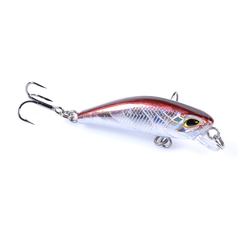 Umpan Pancing Sinking Minnow Fishing Lure 4.7cm / 3.7g Swimbait Umpan Pancing Ikan Bass Wobbler Memancing