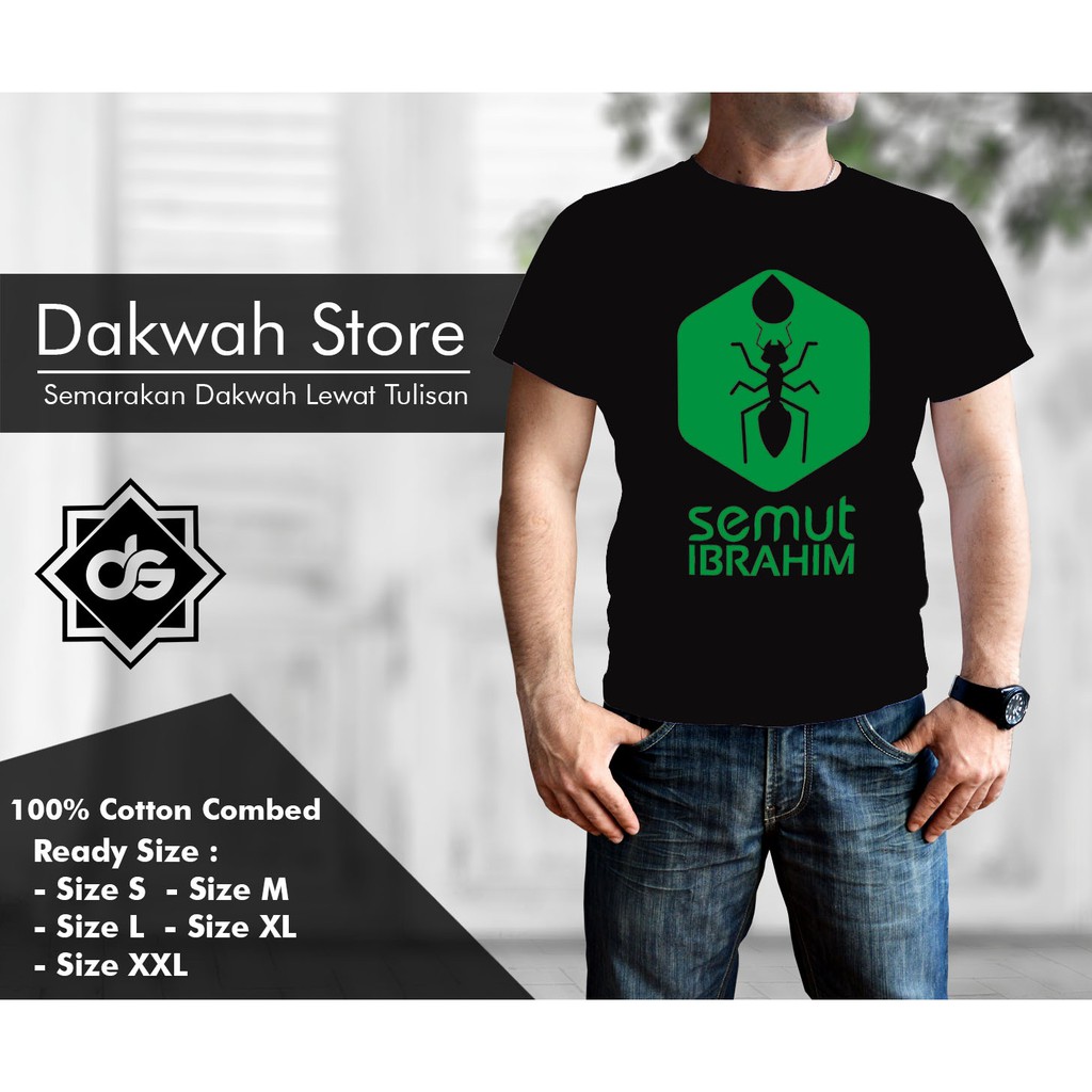 Kaos/Baju Dakwah Semut Ibrahim