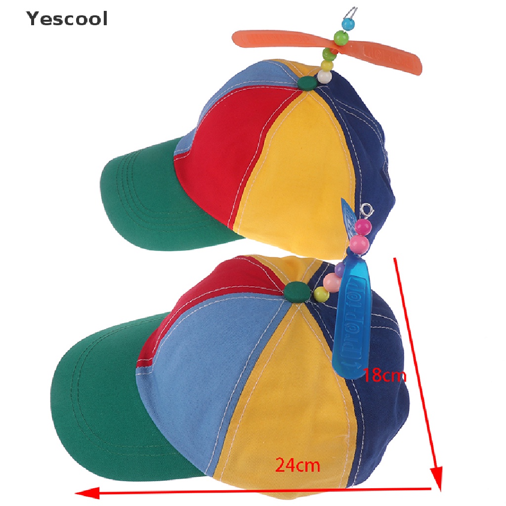 Yescool Topi Baseball Desain Patchwork Warna-Warni Untuk Anak / Dewasa