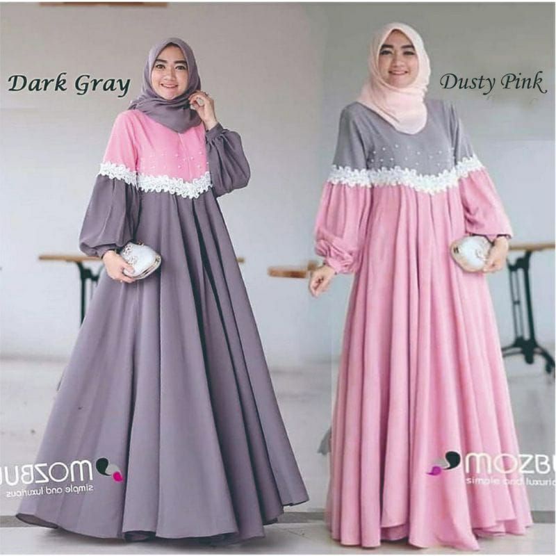 GAMIS RENDA // Gamis busui friendly // renda premium // Gamis monscrep