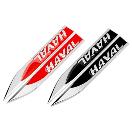 2pcs Stiker Metal 3D Dekorasi Fender Samping Mobil Untuk H2 H2s H6 Jolion M6 2021 2022