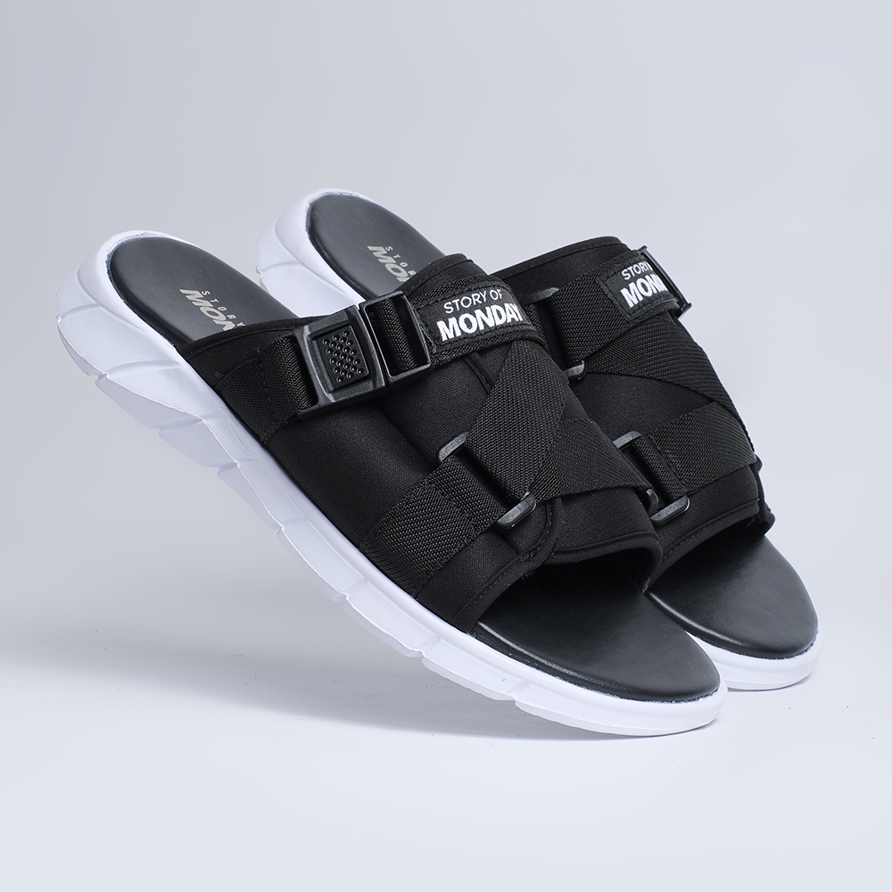 NOKO BLACK V2 |ManNeedMe x Monday| Sendal Pria Casual Sandal Gunung UNISEX ORIGINAL