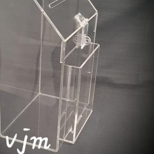 

AKrilik Kotak Saran 017 / Kotak amal acrylic box acrylic Elegan