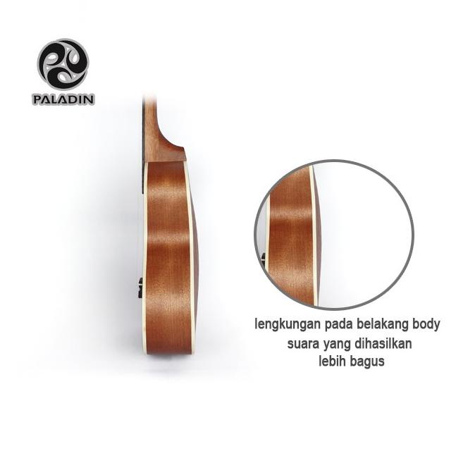Ukulele Concert Paladin Mahogany Import Murah Free Ongkir UK24