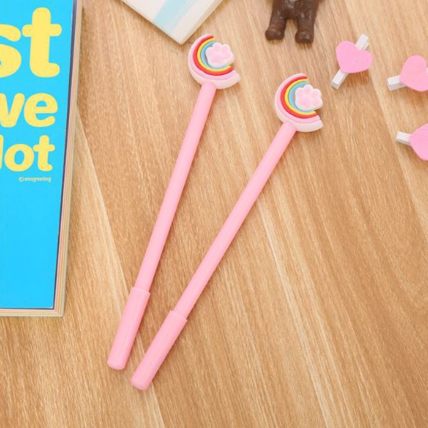 

PULPEN KARAKTER PELANGI CUTE LUCU TINTA GEL BLACK 0.38MM RAINBOW PAW PULPEN LUCU