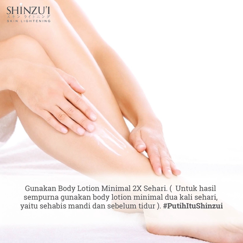 SHINZUI Body Lotion UV Protection 90ml / 200ml - Pelembab  Shinzu'i