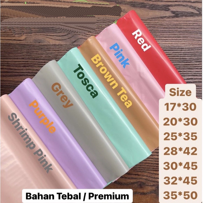 Plastik Polymailer 32x45 50 Lembar/Plastik Pembungkus Olshop