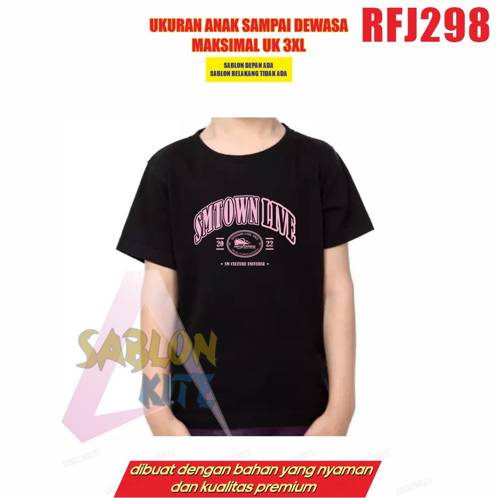 MURAH!!! KAOS SMTOWN LIVE 2022 RFJ298 UP TO XXXL