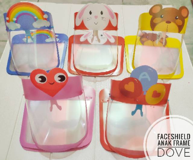 Faceshield kacamata anak ecer