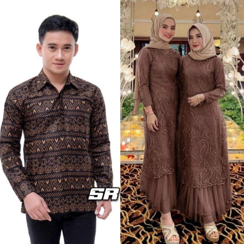 86E BAJU SERAGAM BATIK COUPLE GAMIS PASANGAN SARIMBIT KELUARGA CUSTOM ANAK / KEMEJA PRIA / BUSANA WA