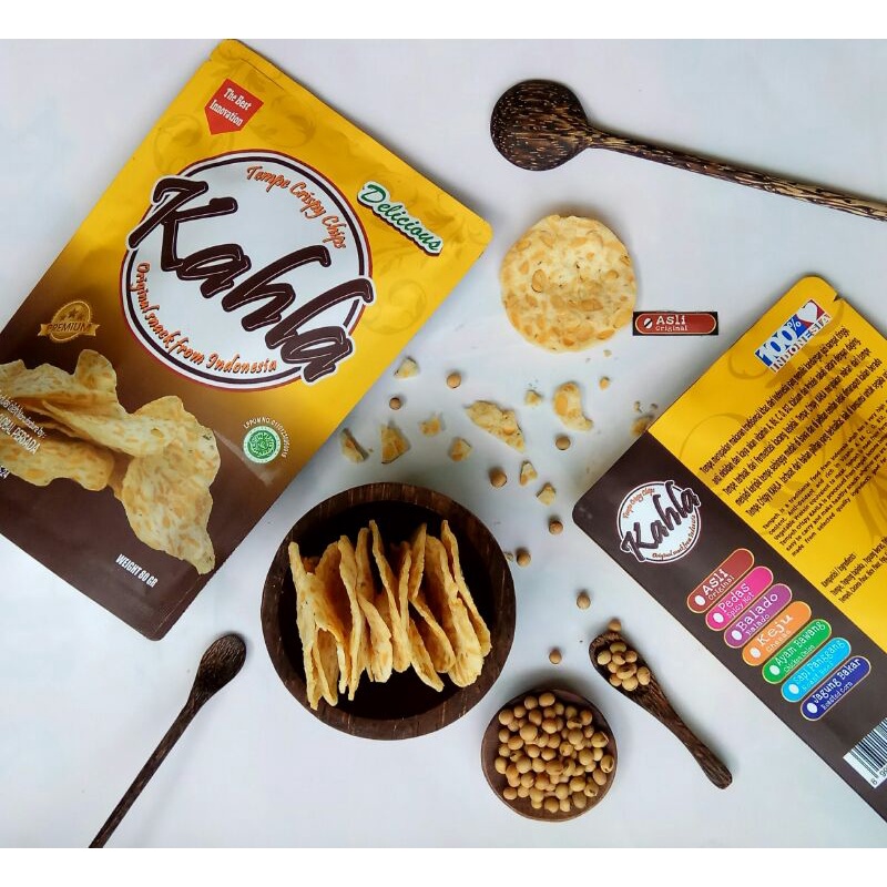 Jual Tempeh Chips Kahla/Non MSG /Healthy chips/1 package Shopee Indonesia