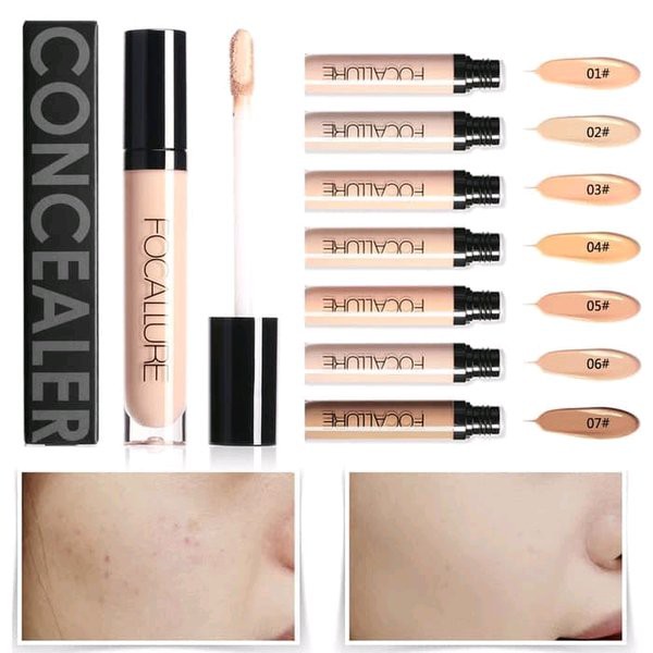 FOCALLURE Full Coverage Concealer Liquid BPOM FA-52 FA52 FA 52