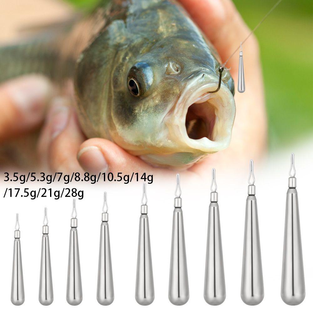 TOP Fishing Tungsten fall New Weights Konektor Kait Berat Tambahan