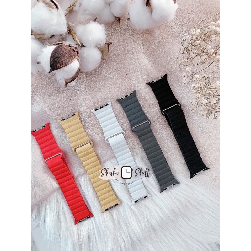 STRAP 38/40 &amp; 42/44MM KULIT APPLEWATCH &amp; IWO SHASHA_STUFF