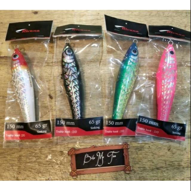 Stickbait Rivana lure 150mm 65g slow sink