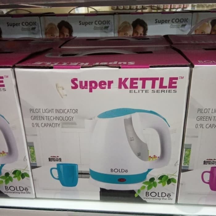 BOLDe Super Kettle Elite Series / Teko Listrik Pemanas Air - Teko 1Ltr