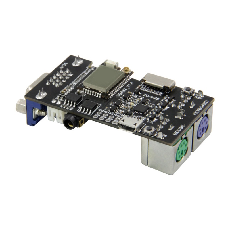 Btsg VGA VGA32 Untuk ESP32 Module V1.4 Controller PS/2Tikus Keyboard Perpustakaan Grafis