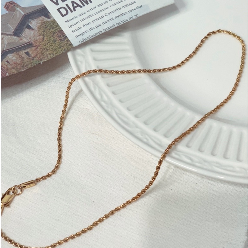 

George Gold necklace (2mm , 40 cm)