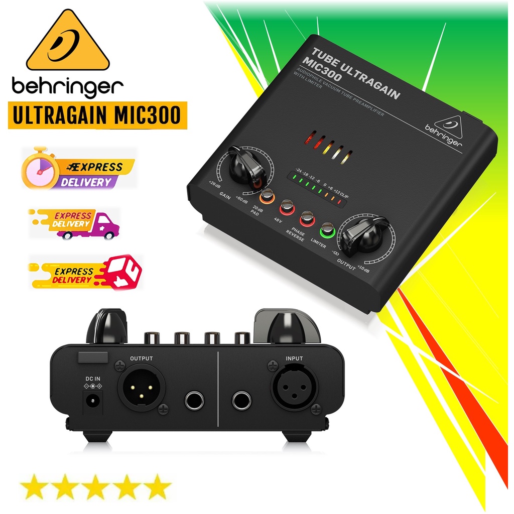 Behringer mic300/ BEHRINGER TUBE ULTRAGAIN MIC 300