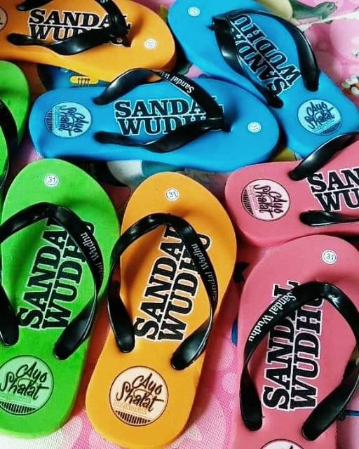 Paket 10 pasang Sandal Wudhu Terbaru