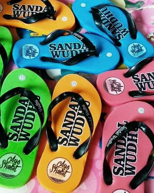 Paket 10 pasang Sandal Wudhu Terbaru