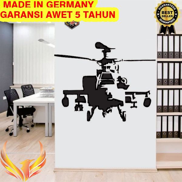 TERMURAH Wall Stiker  Sticker Pesawat  tempur Helicopter 