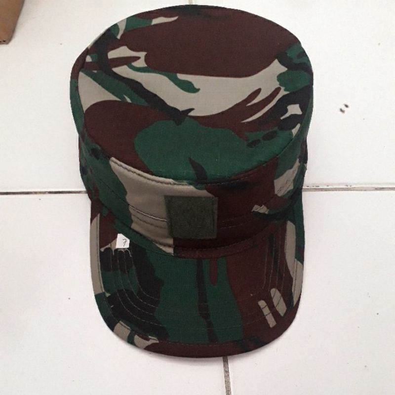 TOPI PET TNI/ TOPI PET LORENG PRODUKSI