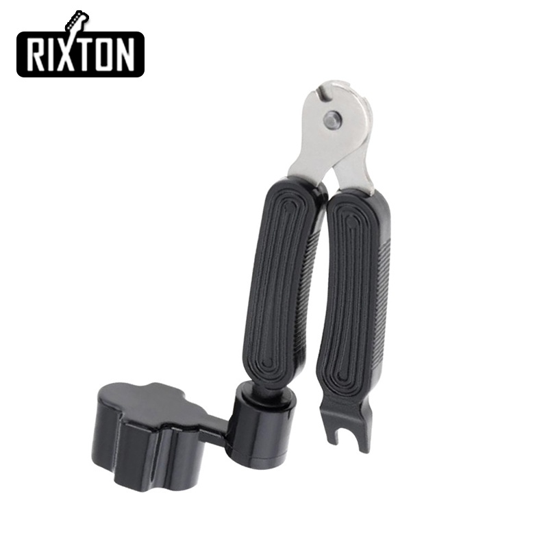 Rixton 3 in 1 Alat Gitar Multifungsi Gitar String Trimmer Penarik Aksesoris Instrumen Gitar