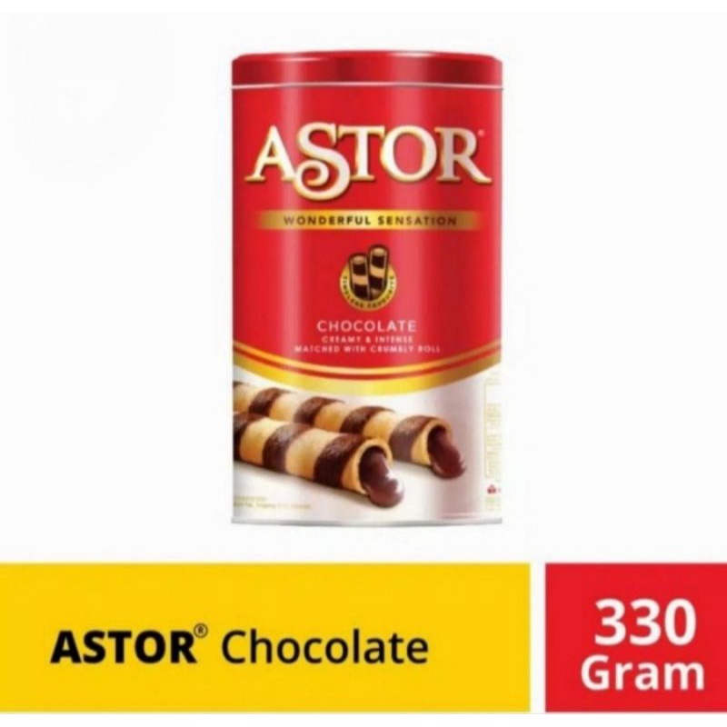 

Astor Kaleng Wafer Stick 330 gr Chocolate