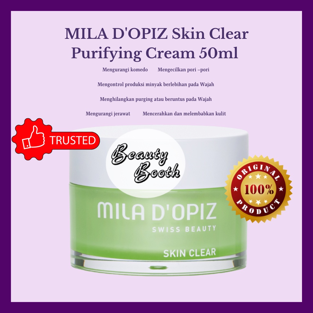 MILA D'OPIZ Skin Clear Purifying Cream 50ml / MILADOPIZ PURIFYING CREAM