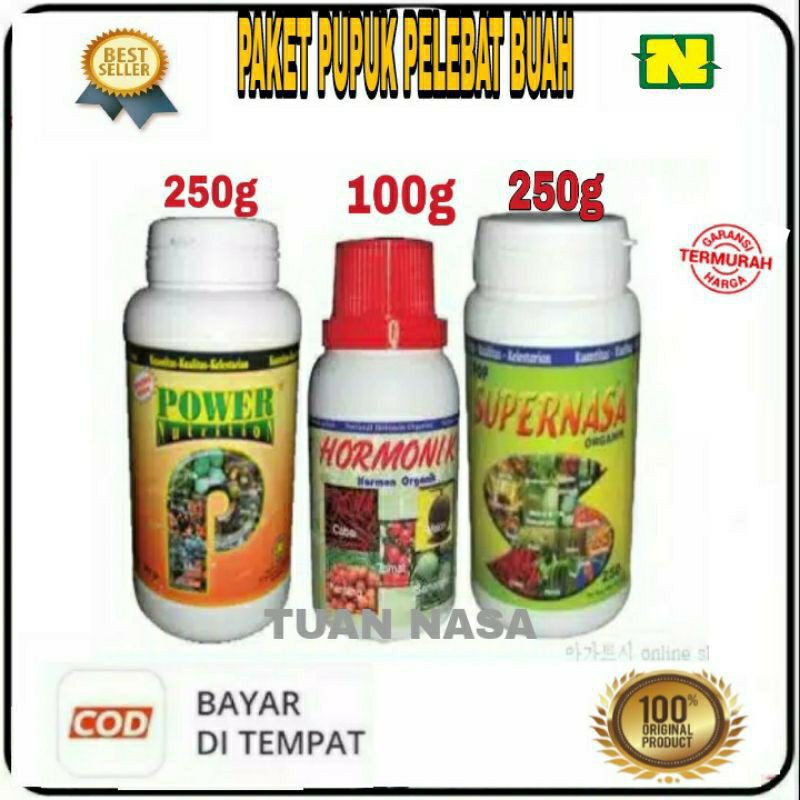 COD PUPUK NASA - PAKET PELEBAT BUAH NASA - PERANGSANG BUAH - SUPER NASA
