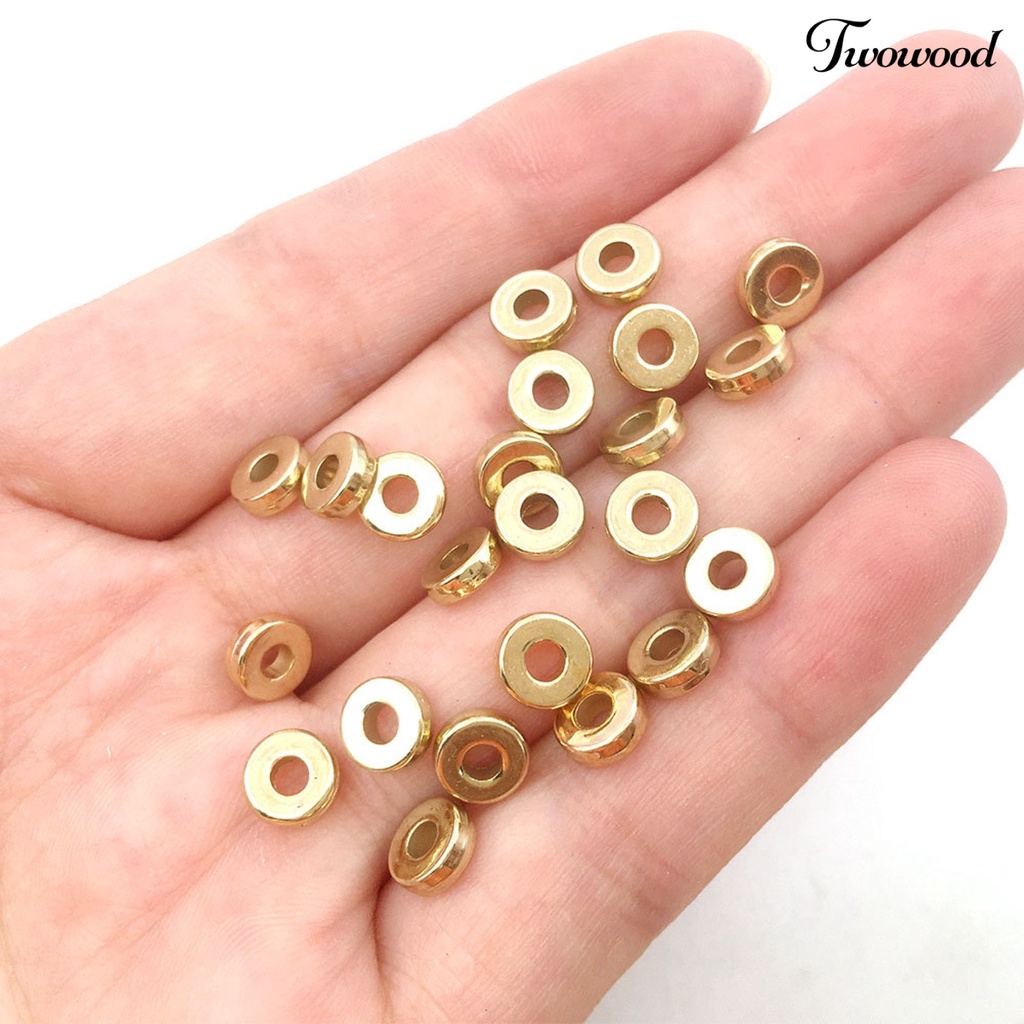 Twowood 100Pcs/800Pcs Beads Multiple Styles Multifunctional Resin DIY Craft Round Beads for Home