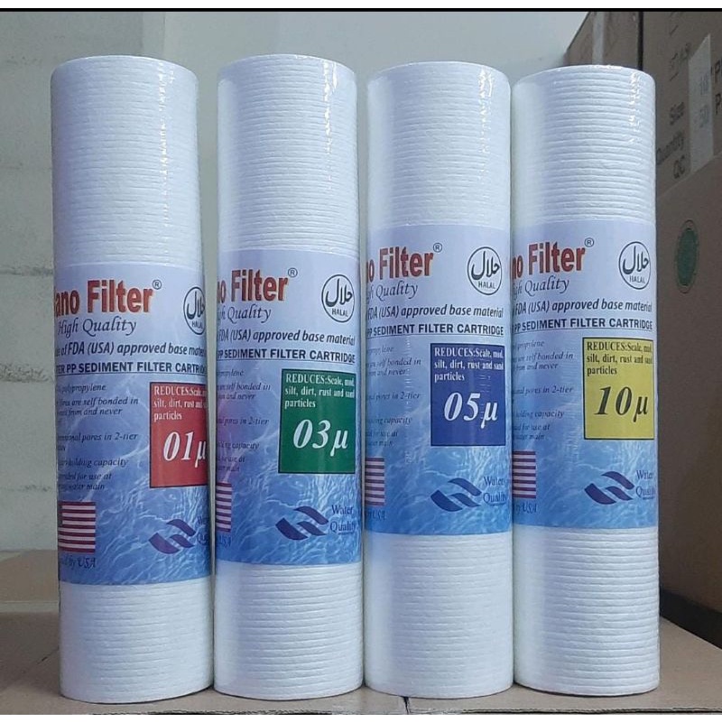 Jual Cartridge Filter Air / Sediment / Water Filter 10" Nano Filter