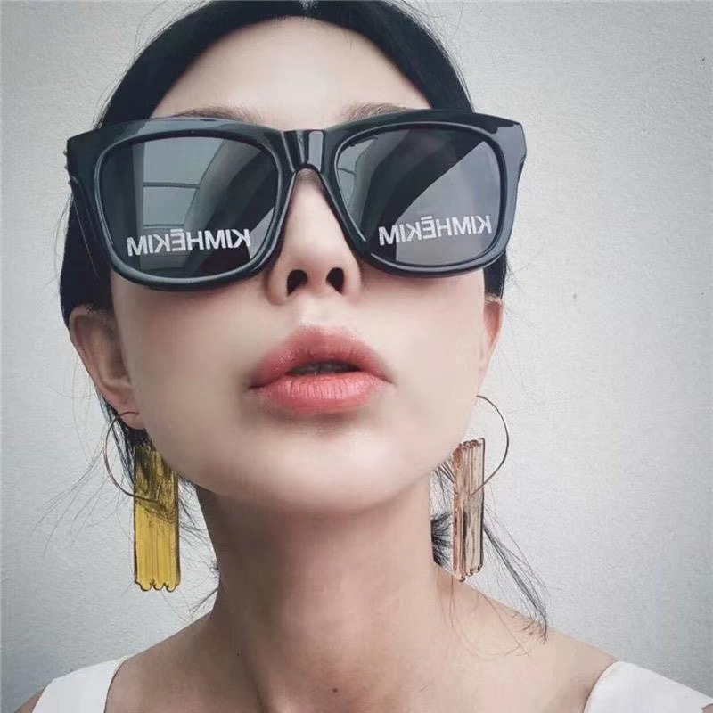 2020 new KIMHEKIM letters retro fashion sunglasses