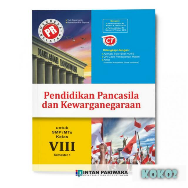 Buku Pr Ppkn Smp Kelas 8 Semester 1 Lks Intan Pariwara 2020 2021 Shopee Indonesia