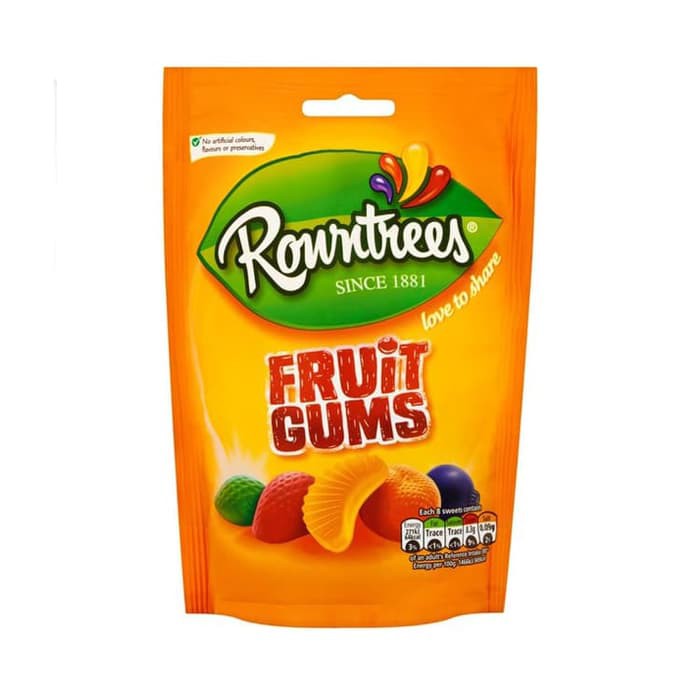 

#HANDCARRY Rowntree Fruit Gums 170g - UFOHCR1059