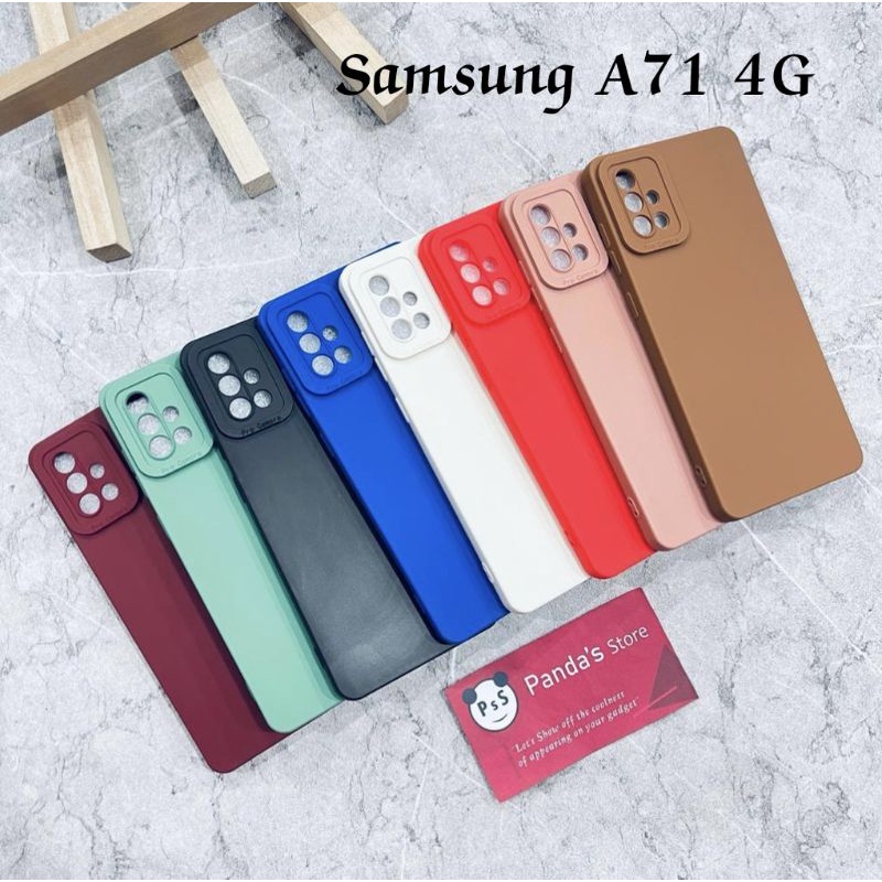 Softcase Pro Camera Samsung A71 4G Candy Case Full Color 3D Silikon TPU