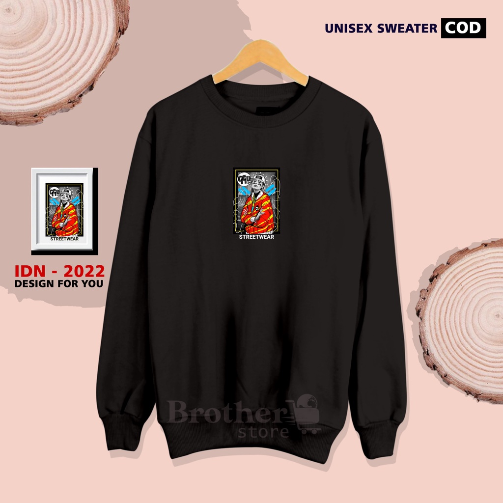 Brother Store - Sweater crewneck sweatshirt - STREETWEAR USA