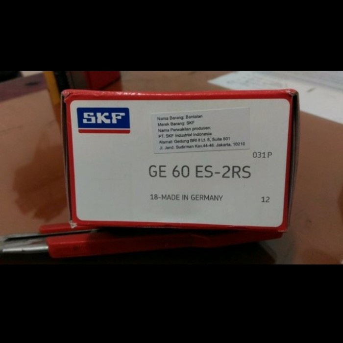 Spherichal Plain Bearing GE 60 ES 2RS SKF ORIGINAL