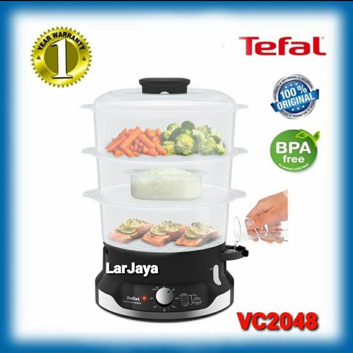 Panci Tefal Food Steamer Ultra Compact Vc2048 | Kukusan Listrik Tefal Vc2048