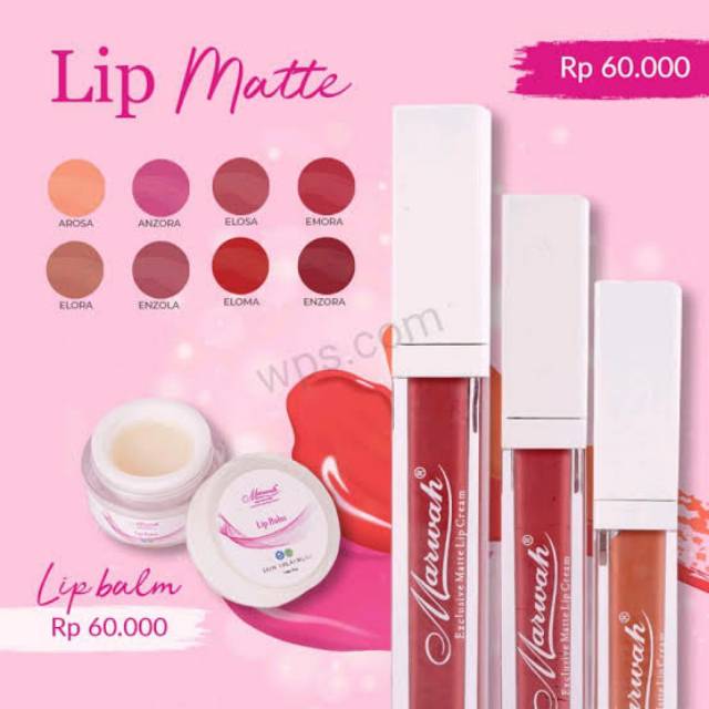 Lip Cream Marwah/lip cream matte/lip cream/lipstick/lip