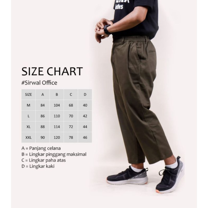 Celana Sirwal Model Office ALSABA Terbaru 2022