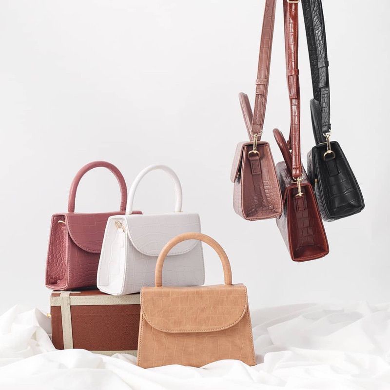 Tas Mizu Croco / slingbag Mizu croco / Tas shoulderbag cewek kekinian terbaru