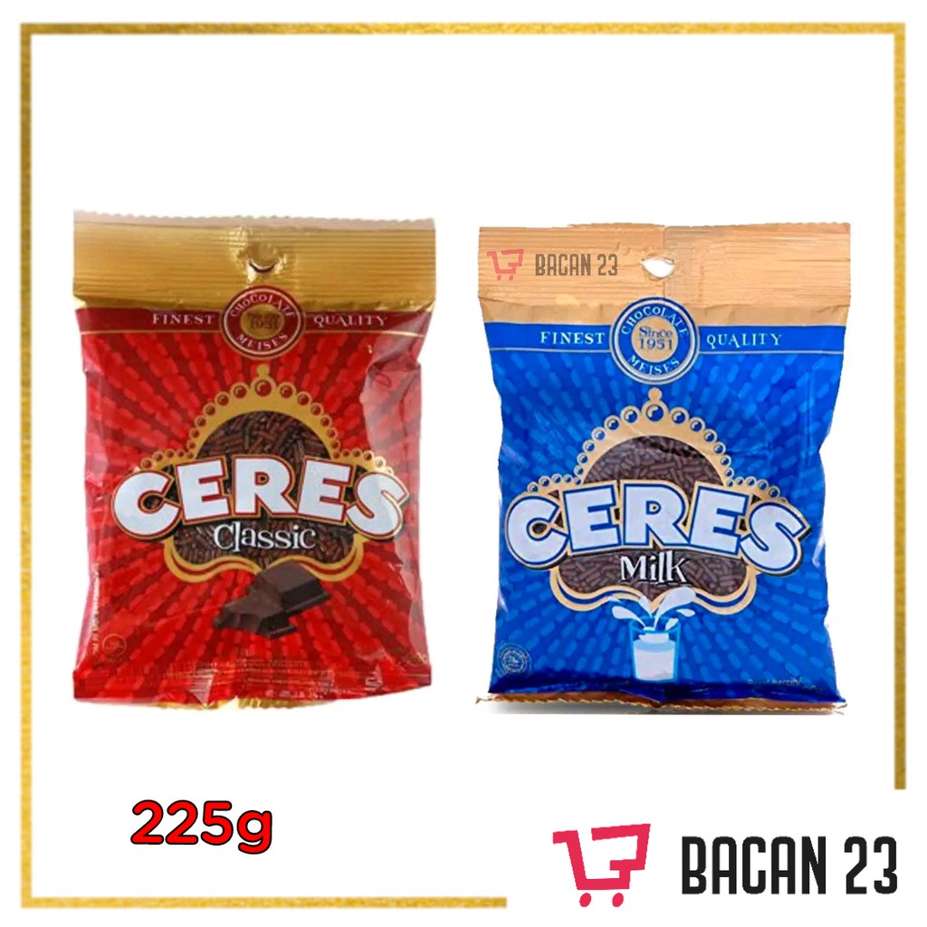 Ceres Milk &amp; Classic 225gr / Meses Seres / Bacan 23 - Bacan23