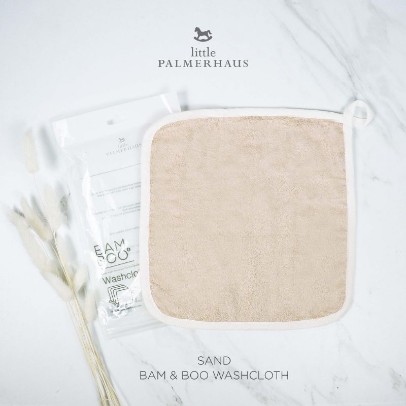 Little Palmerhaus Washcloth Bam&amp;Boo 1pcs(DIJUAL SATUAN)