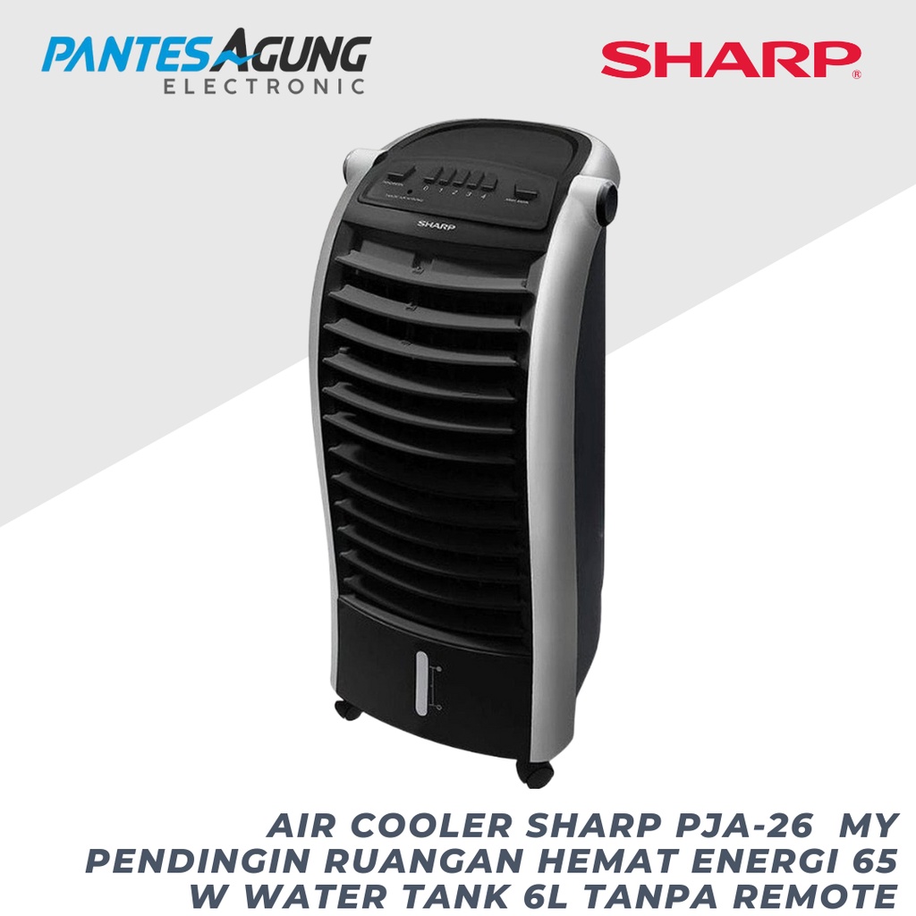 Air Cooler Sharp PJA-26MY / PJA-36TY  pendingin ruangan hemat energi 65 W water tank 6L tanpa remote