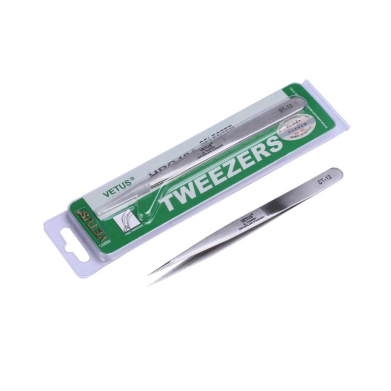 pinset lurus / tweezers Hrc40 ST-12