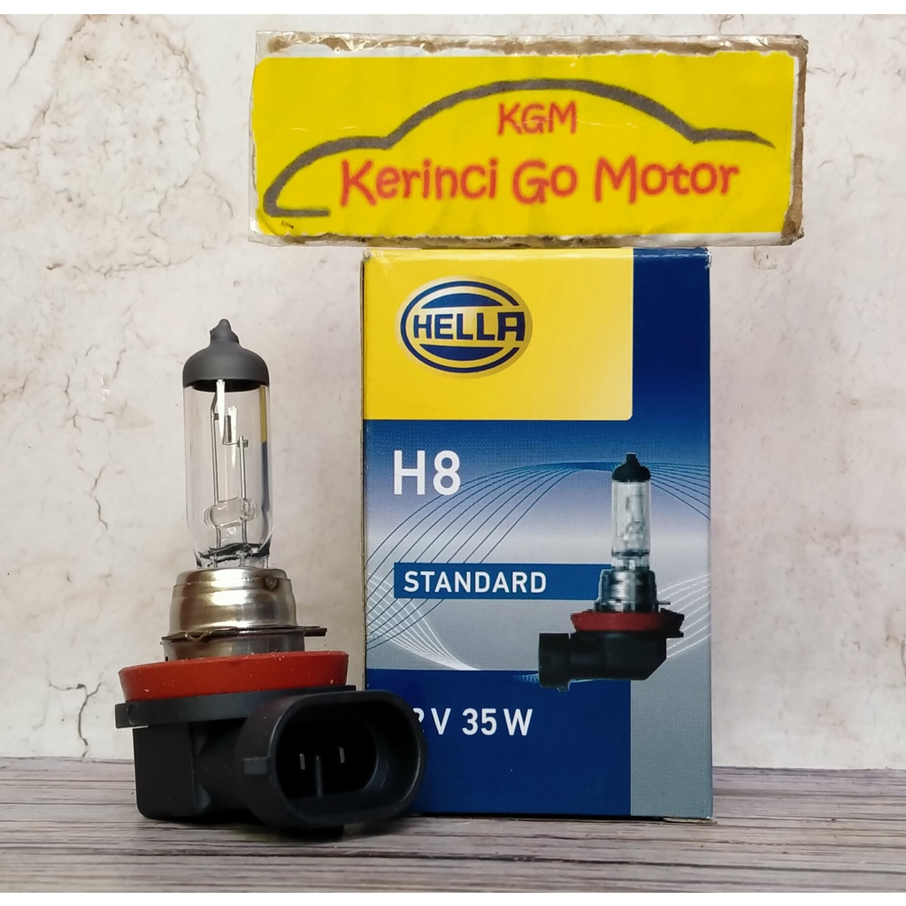 HELLA BOHLAM LAMPU HALOGEN H8 12V 35W 8GH 178 555 153