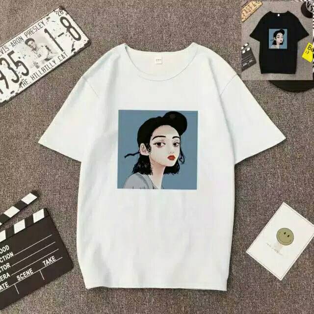 WOMEN GIRL PRINT CASUAL | BAJU KOREA MURAH